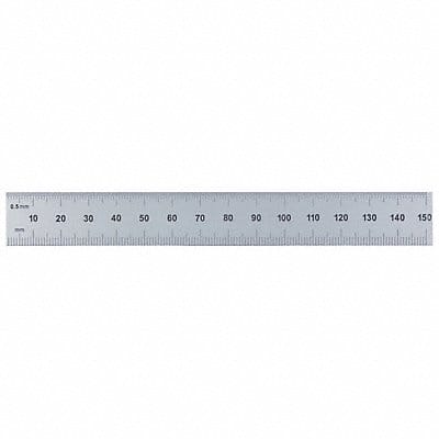 Steel Rule 6 L Metric