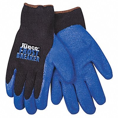 Coated Gloves L Black/Blue PR