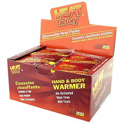 Hand Warmers 3 1/2 in L 2 1/2 in W PK40