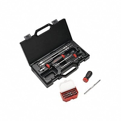 Multi-Bit Screwdriver Set Ratchet 30 1