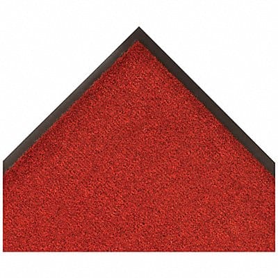 D9161 Carpeted Entrance Mat Red/Black 3ftx5ft