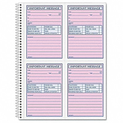 Phone Message Book 2-Part Carbonless