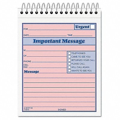 Phone Message Book 2-Part Carbonless