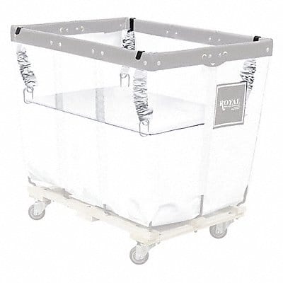 Basket Truck Spring Lift 10 bu white