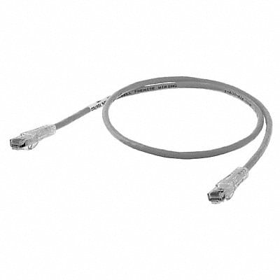 Patch Cord Cat 6 Clear Boot Gray 5.0 ft.