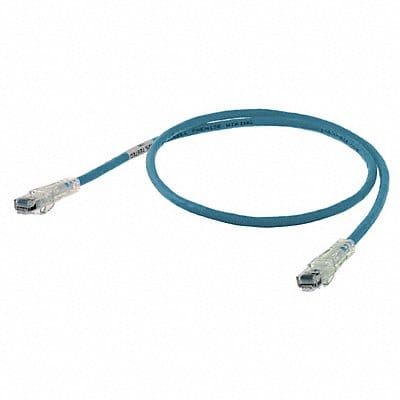 Patch Cord Cat 6 Clear Boot Blue 3.0 ft.