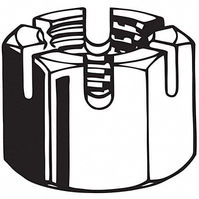 CstlNt Pln Stl Grd5 1 -8 1 1/2in 5PK