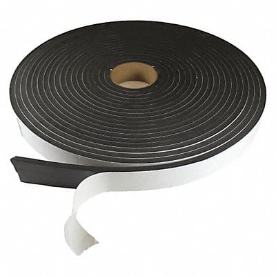 EPDM Neoprene SBR Strip L 50 ft Black