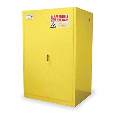 Haz Waste Cabinet Vertical 60 gal YLW