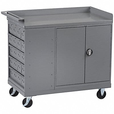 Mobile Cabinet Bench Steel 48 W 25 D