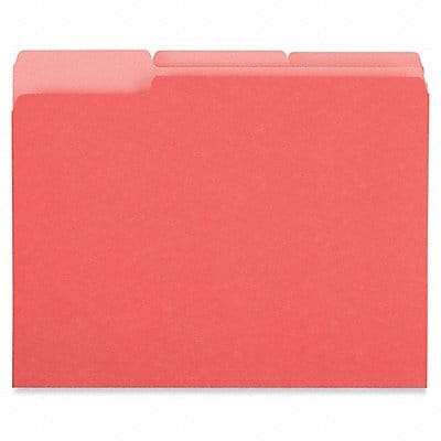 File Folders Letter Red PK100