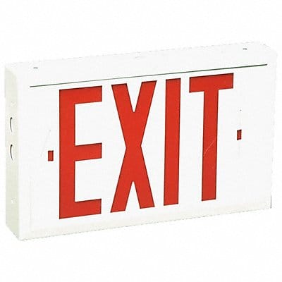 Exit Sign LED Red Letter Color 3 Faces