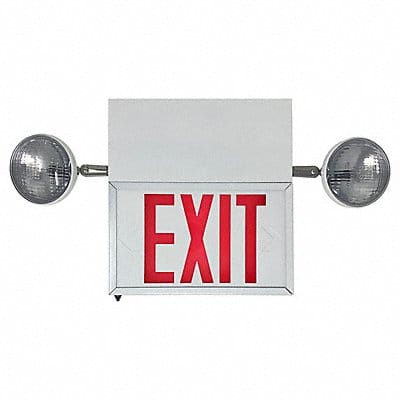 Exit Sign LED Red Letter Color 3 Faces