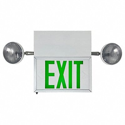 Exit Sign LED Green Letter Color 3 Faces