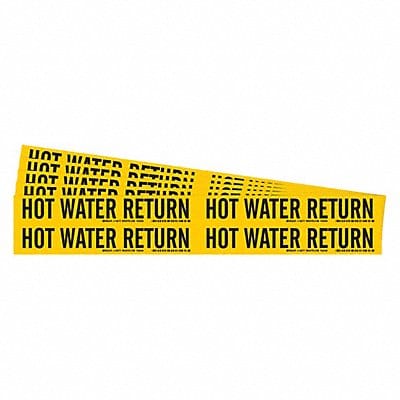 Pipe Markers Hot Water Return PK5