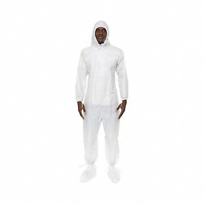 Sterile Coverall White L PK25