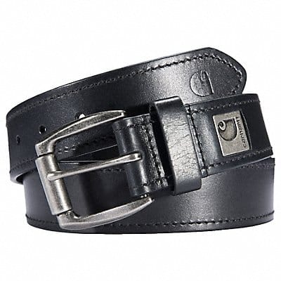 Roller Buckle Belt Black 44 L 1-1/2 W