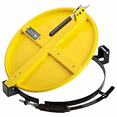 K7674 Fast Latching Drum Lid Ylw Steel 30 gal