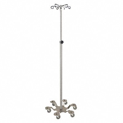 Stainless Steel IV Stand 6 Leg