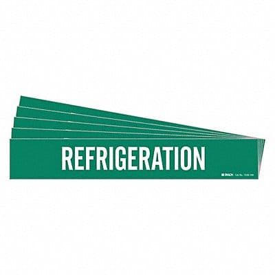 Pipe Marker White Refrigeration PK5