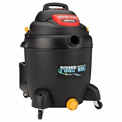 Built-In Pump Shop Vacuum 18 gal 130 cfm