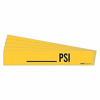 Pipe Marker Adhesive Black PSI PK5