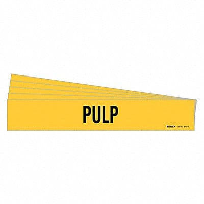 Pipe Marker Adhesive Black Pulp PK5