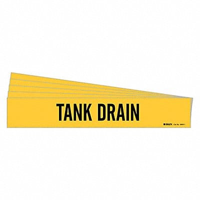 Pipe Marker Black Tank Drain PK5