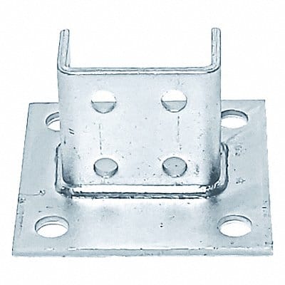 Strut Channel Fitting Silver 1/4