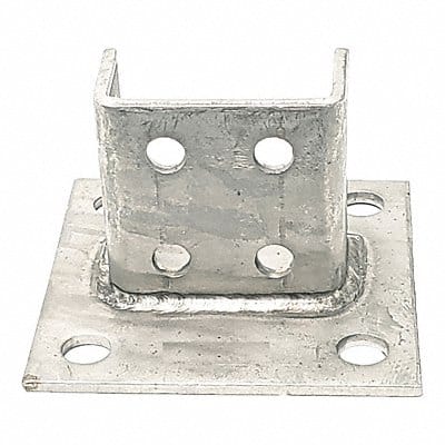 Strut Channel Fitting Silver 1/4