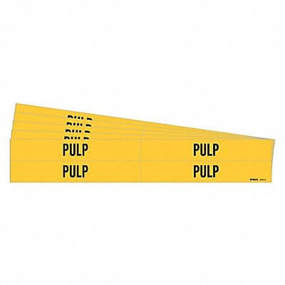 Pipe Marker Adhesive Black Pulp PK5