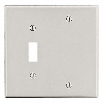 Blank Wall Plate Brown 2 Gangs Standard