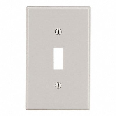 Toggle Switch Wall Plate Brown 1 Gang