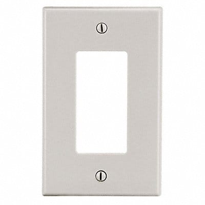 Rocker Wall Plate Brown 1 Gang Mid Size