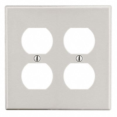 Duplex Receptacle Wall Plate 2 Gangs