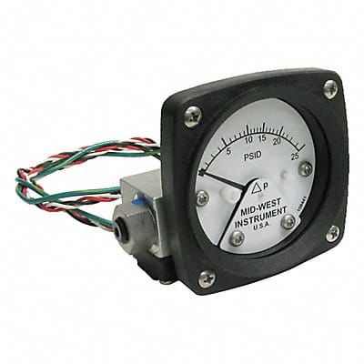 Differential Pressure Gauge and Switch