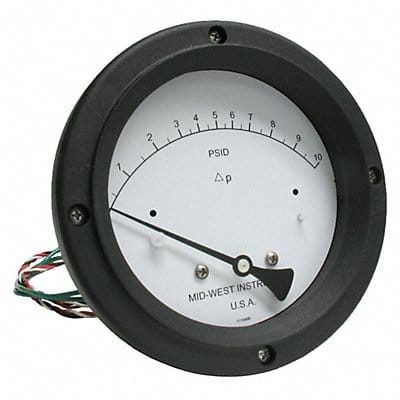 K4585 Differential Pressure Gauge and Switch