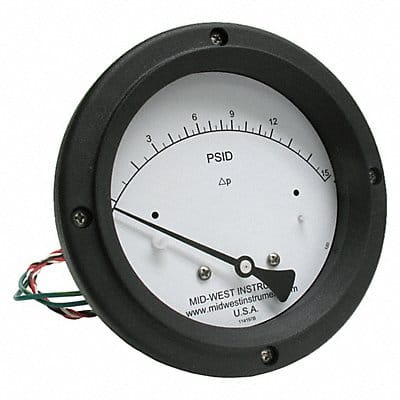 K4585 Differential Pressure Gauge and Switch