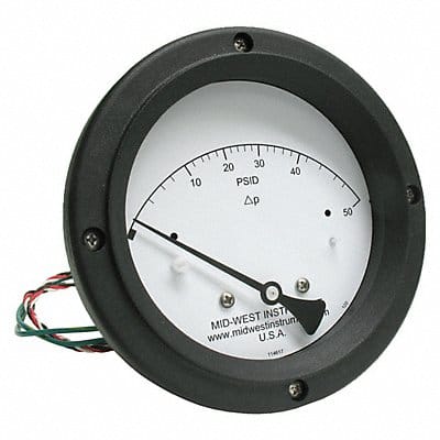 K4585 Differential Pressure Gauge and Switch