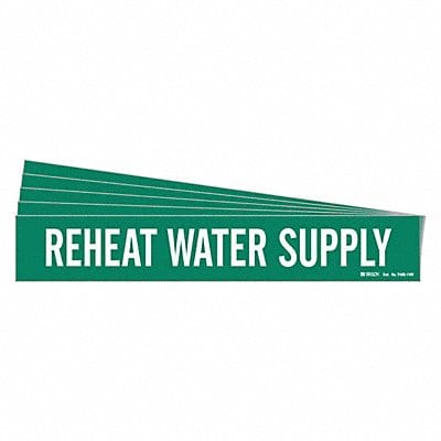 Pipe Marker Reheat Water Return PK5