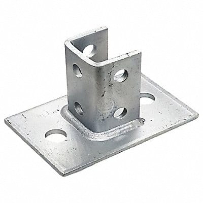 Strut Channel Fitting Silver 1/4