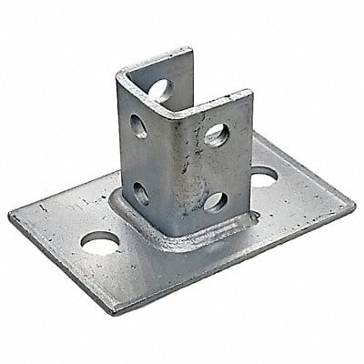 Strut Channel Fitting Silver 1/4