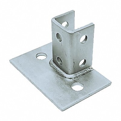 Strut Channel Fitting Silver 1/4