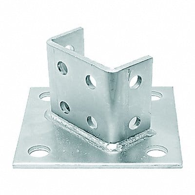 Strut Channel Fitting Silver 1/4