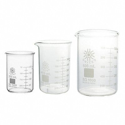 Beaker Set 250 mL 400 mL 600 mL