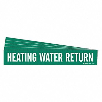 Pipe Marker Heating Water Return PK5