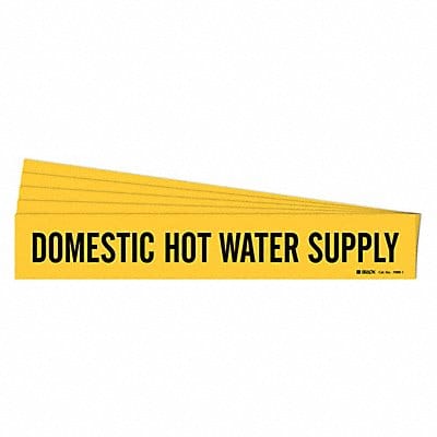 Pipe Marker Domestic Hot Water Sup. PK5