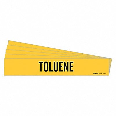 Pipe Marker Adhesive Black Toluene PK5