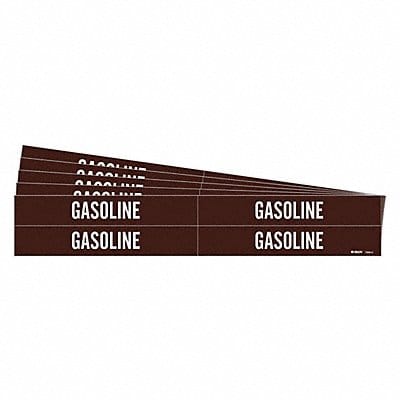 Pipe Marker Adhesive White Gasoline PK5