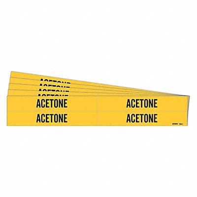 Pipe Marker Adhesive Black Acetone PK5